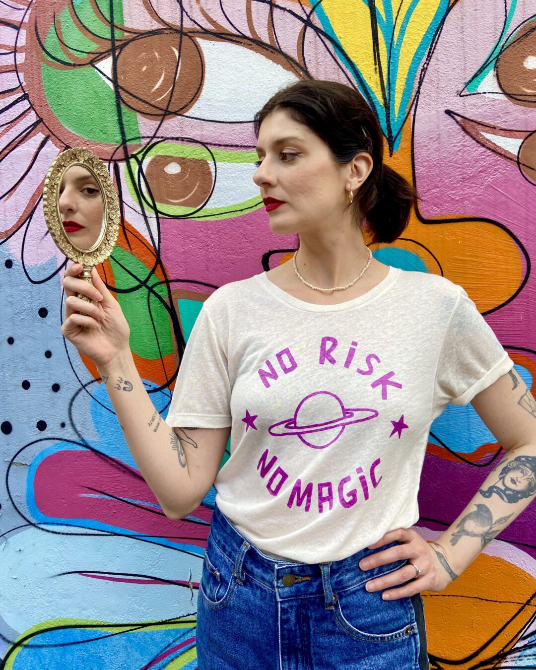 Camiseta No Risk_OFF WHITE - Imagem 4