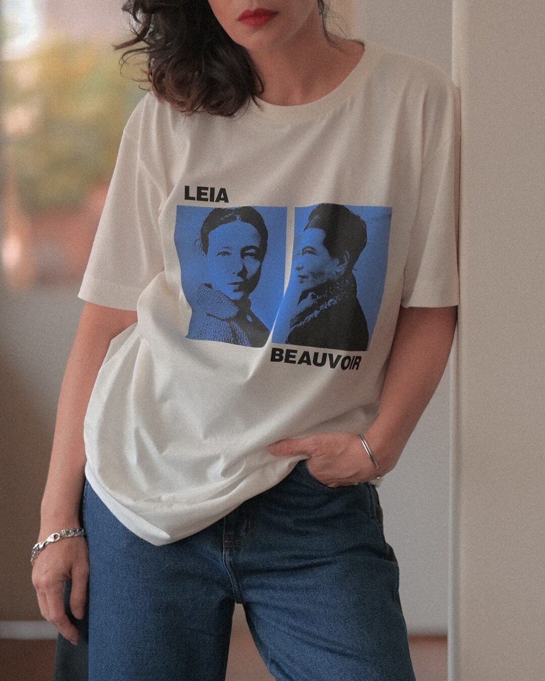 Camiseta Beauvoir_OFF WHITE