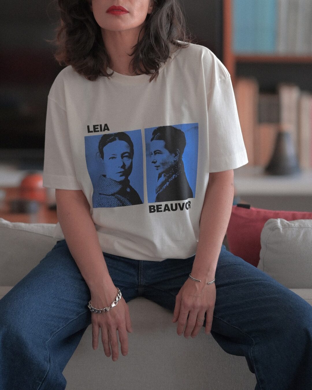 Camiseta Beauvoir_OFF WHITE - Imagem 3